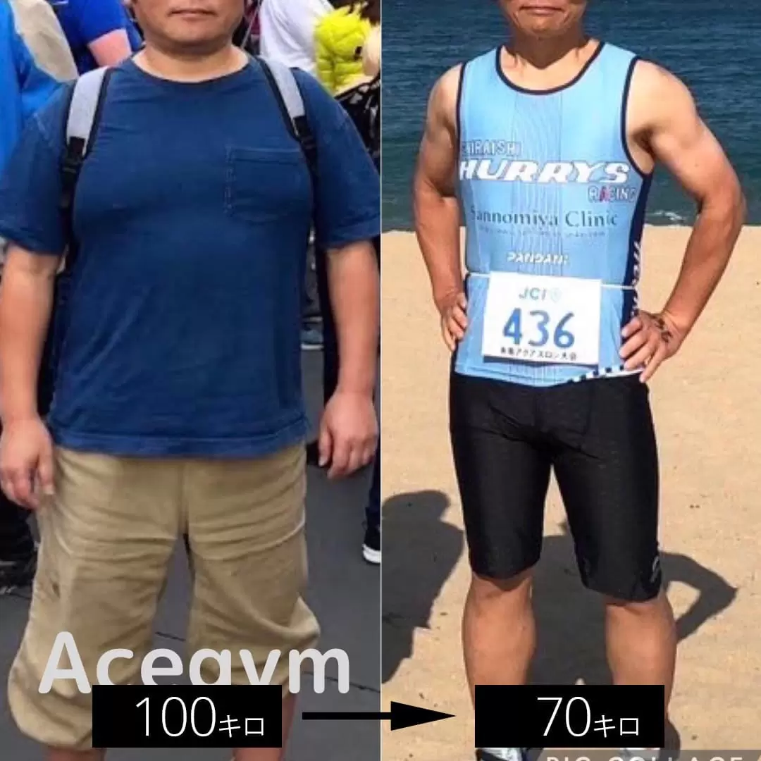 男性のBeforeとAfter