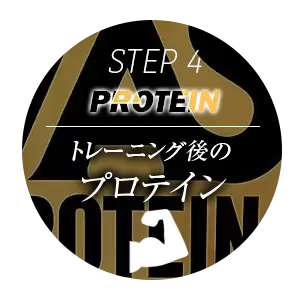 トレーニング後のプロテイン